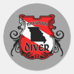 Missouri Diver Round Sticker