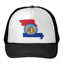 Missouri Flag Map Hat