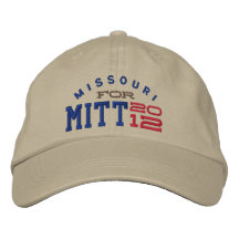 Missouri for Mitt Romney 2012 Embroidered Hats