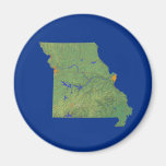 Missouri Map Magnet