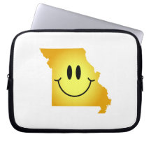 Missouri Smiley Face Laptop Sleeve