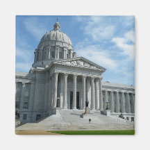 Missouri State Capitol Refrigerator Magnet