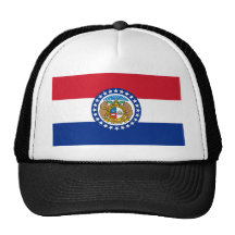 Missouri State Flag Mesh Hats