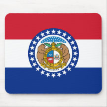 Missouri State Flag Mousepad