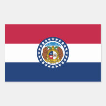 Missouri State Flag, United States Sticker