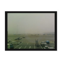 Mist at Amsterdam Schiphol Airport Postcards