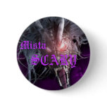 Mista SCARY Bright Purple Dragon Button