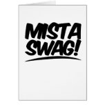 Mista Swag Clothing Greeting Cards