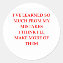 mistakes sticker
