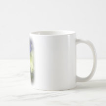 misted blue crocus mug