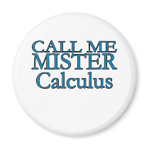 Mister Calculus Fridge Magnet