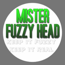 Mister Fuzzy Head Stickers