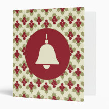 Mistletoe and Holiday Bell Binder - Add Text