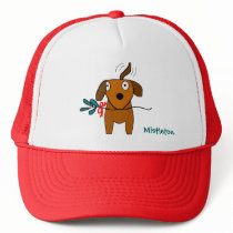 Mistletoe Doggie Wagging - hat