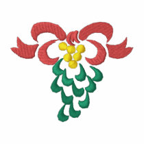 Mistletoe Embroidered Shirt