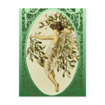 Mistletoe Faerie Postcard