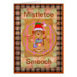 Mistletoe Smooch Template Card