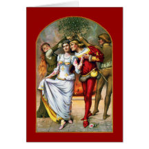 Mistletoe Vintage Greeting Cards