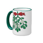 Mistletoe - What would you like me to kiss? Mugs