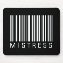 Mistress Bar Code Mousepad
