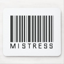 Mistress Bar Code Mousepads