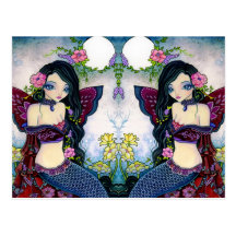Misty Garden - Postcard