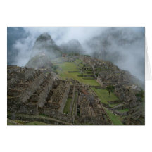"Misty Machu Picchu" card