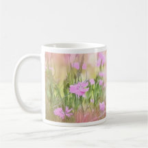 Misty Morning Dianthus Coffee Mugs