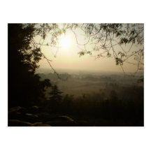 Misty Morning in Vicenza Post Card