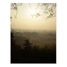 Misty Morning in Vicenza Post Cards