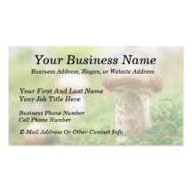 Misty Morning Mushrooms Business Cards