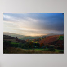Misty Morning View Poster