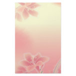 Misty Pink Floral Custom Stationery