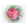 Misty Pink Tulip Postcard