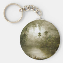 Misty River Tranquillity Keychain