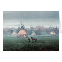 MISTY TIPI by SHARON SHARPE Card