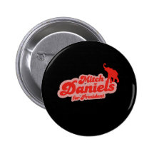 MITCH DANIELS FOR PRESIDENT GOP PINBACK BUTTONS
