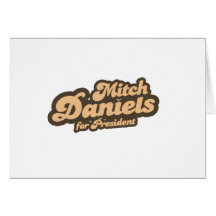 MITCH DANIELS FOR PRESIDENT (Vintage) Cards