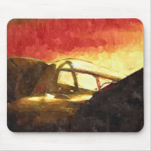 Mitchell au coucher du soleil tapis de souris