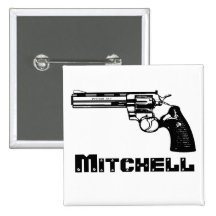 Mitchell! Pinback Buttons