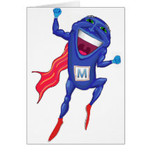 Mitochondria Man Greeting Cards