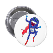 Mitochondria Man Pinback Button