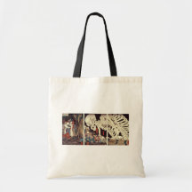 Mitsukini Defying the Skeleton Spectre, c.1845 Tote Bags