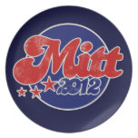 Mitt 2012 dinner plate