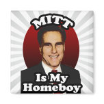 Mitt is My Homeboy, Funny Mitt Romney Cartoon magnets