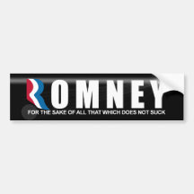 Mitt Romney 2012 - Anti Obama Adhésifs Pour Voiture