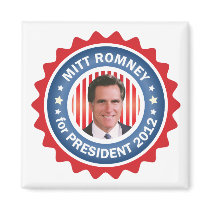 Mitt Romney 2012 for US President Fridge Magnets