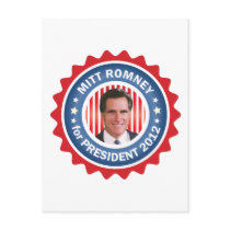 Mitt Romney 2012 for US President Post Cards