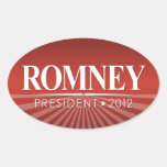 Mitt Romney 2012 Oval Sticker