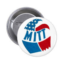 Mitt Romney 2012 Pinback Buttons